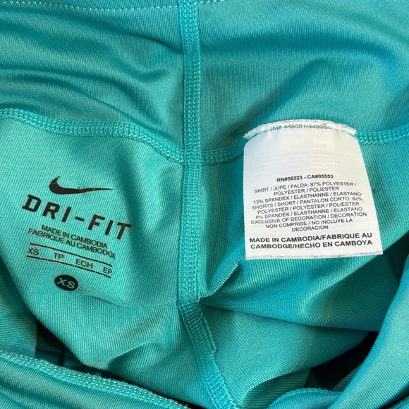 Nike Dri-fit Tennis/Pickle Ball/Golf Skort Teal. Women’s Size XS. - Picture 6 of 8